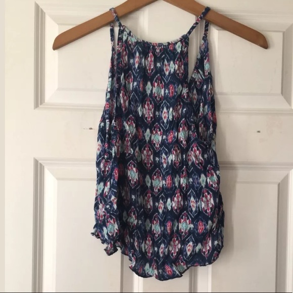 ❌SOLD❌Hollister High-low Blue Halter. - Picture 3 of 4